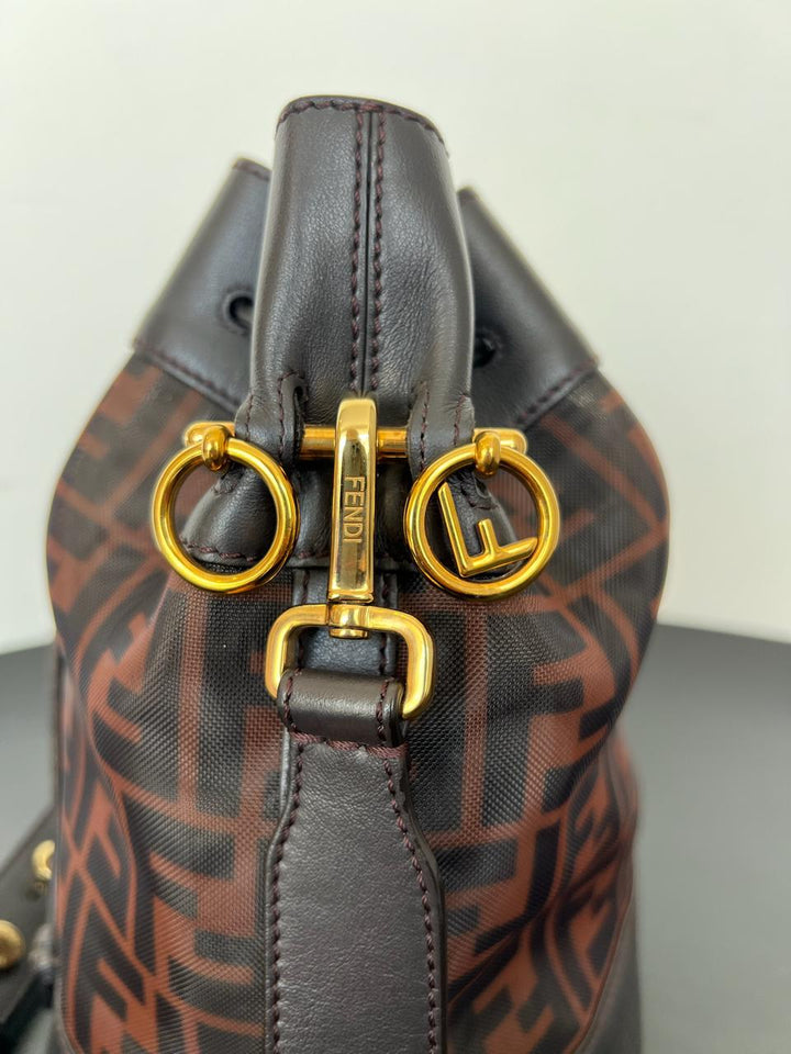 Fendi Zucca Mini Mon Tresor Bucket Bag