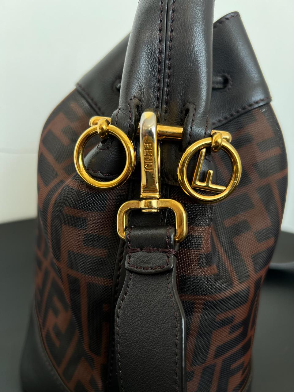 Fendi Zucca Mini Mon Tresor Bucket Bag