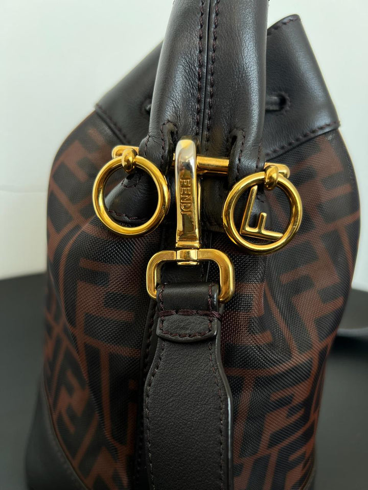 Fendi Zucca Mini Mon Tresor Bucket Bag