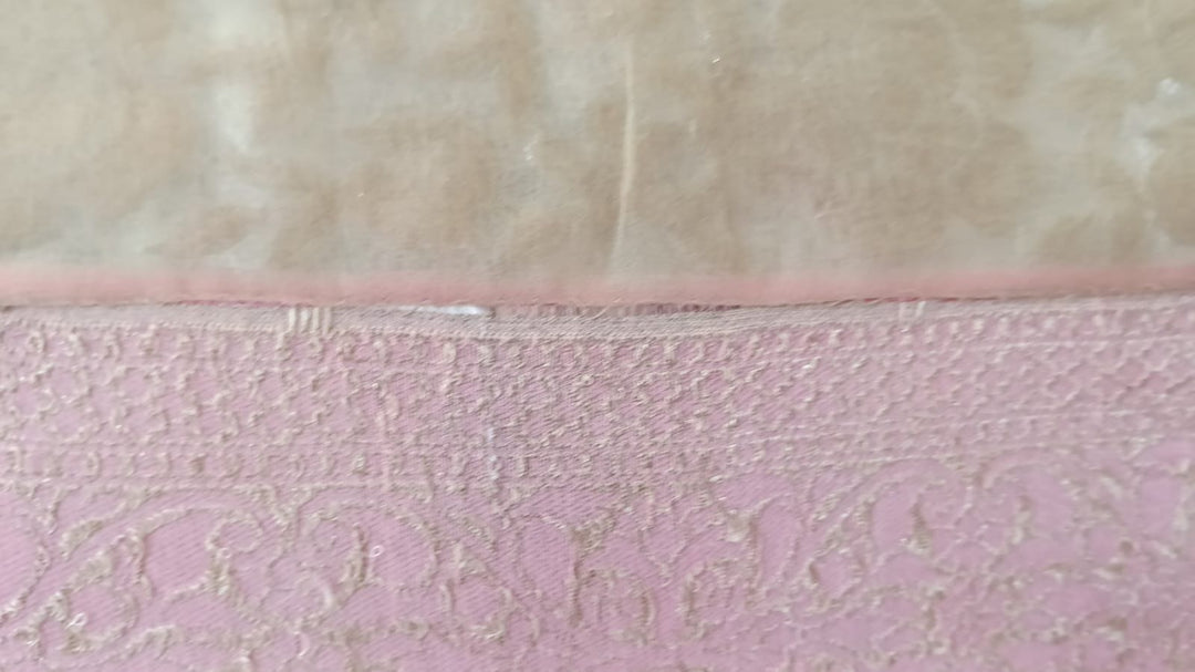 Manish Malhotra Blush Pink Embroidered Saree