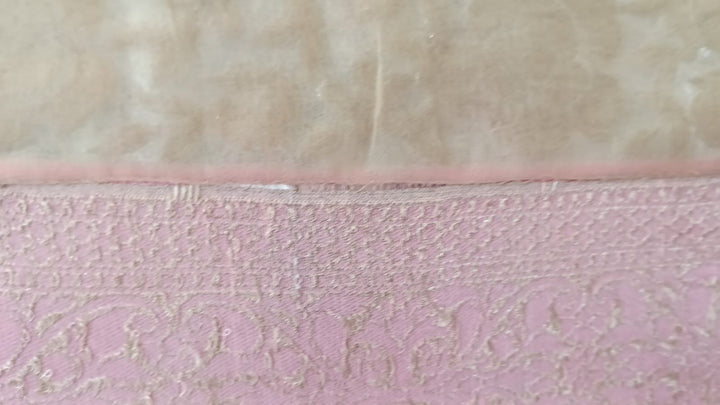 Manish Malhotra Blush Pink Embroidered Saree