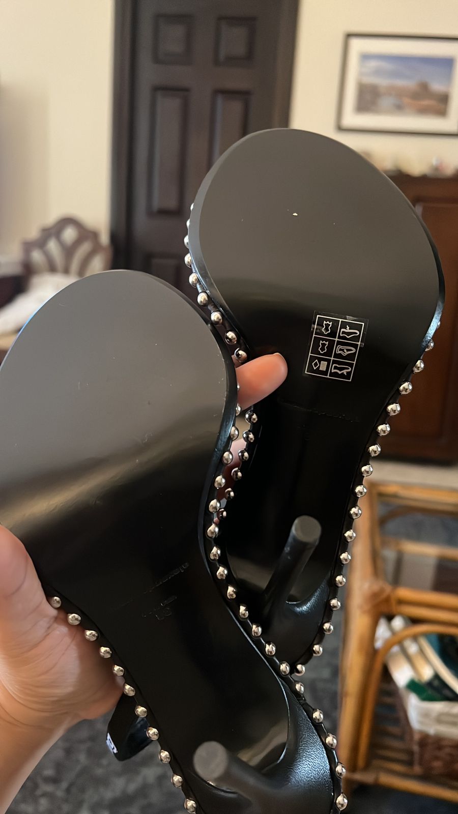 Alexander Wang Stud Nova Strap Sandal EU 38