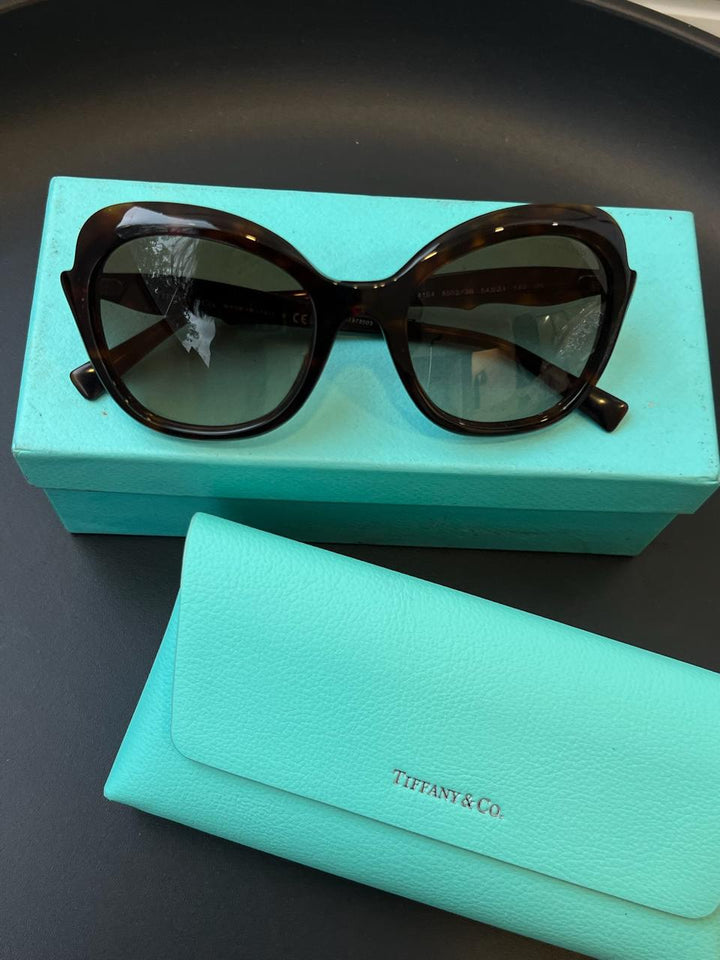 Tiffany & Co. Tortoiseshell Oversized Women's Sunglasses