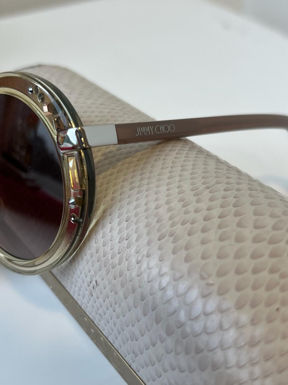 Jimmy Choo JIM-GEM Round Women's Sunglasses