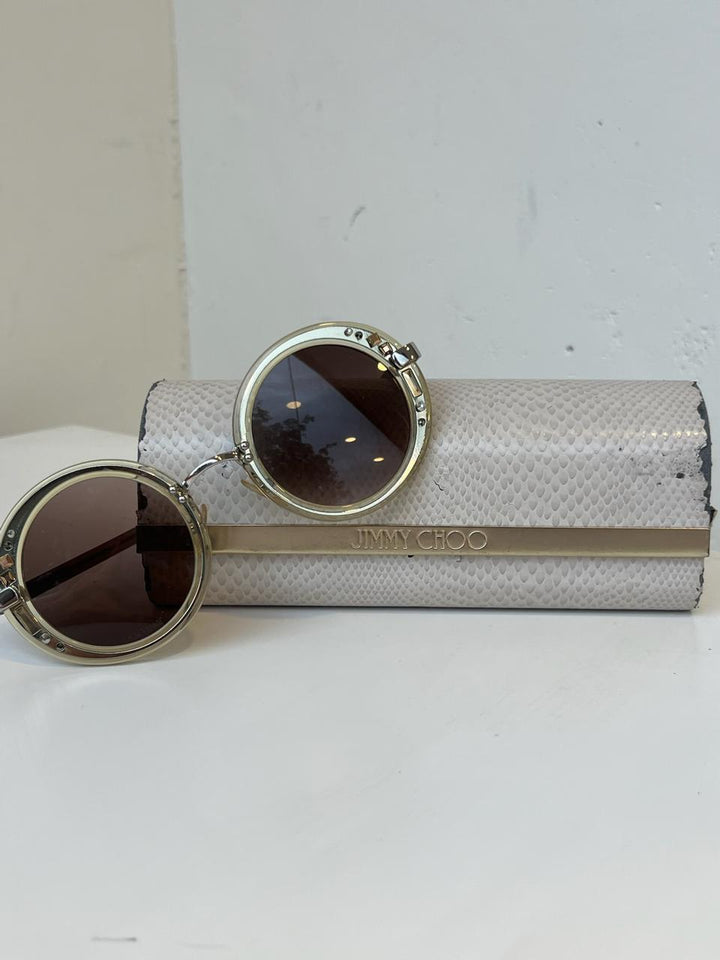 Jimmy Choo JIM-GEM Round Women's Sunglasses