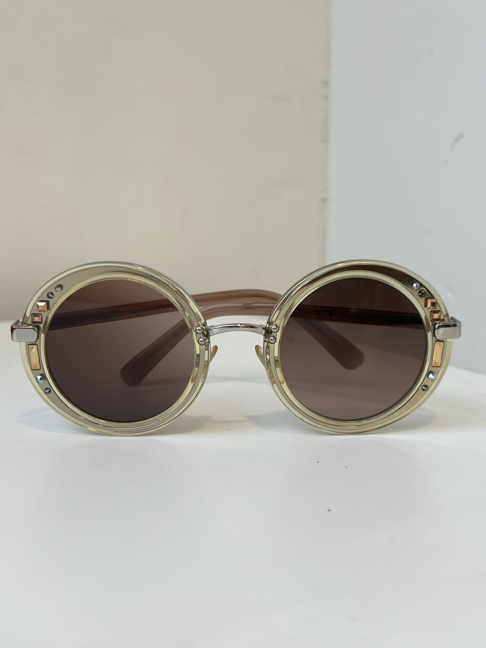 Jimmy Choo JIM-GEM Round Women's Sunglasses
