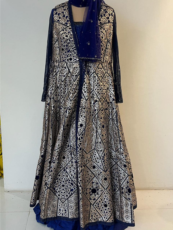 Tarun Tahiliani Embellished Gown- Jacket Set