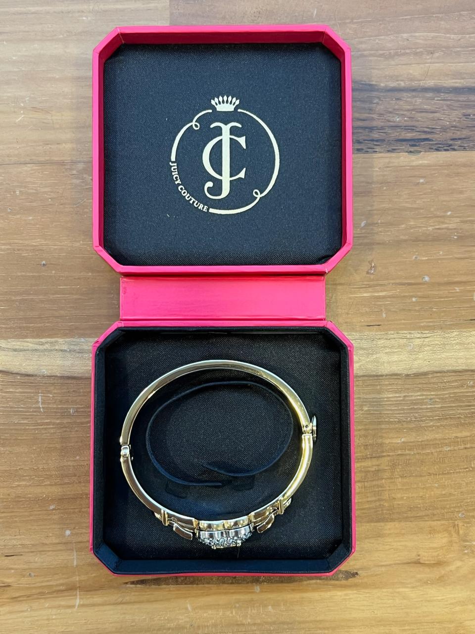 Juicy Couture Heart Hinged Bangle