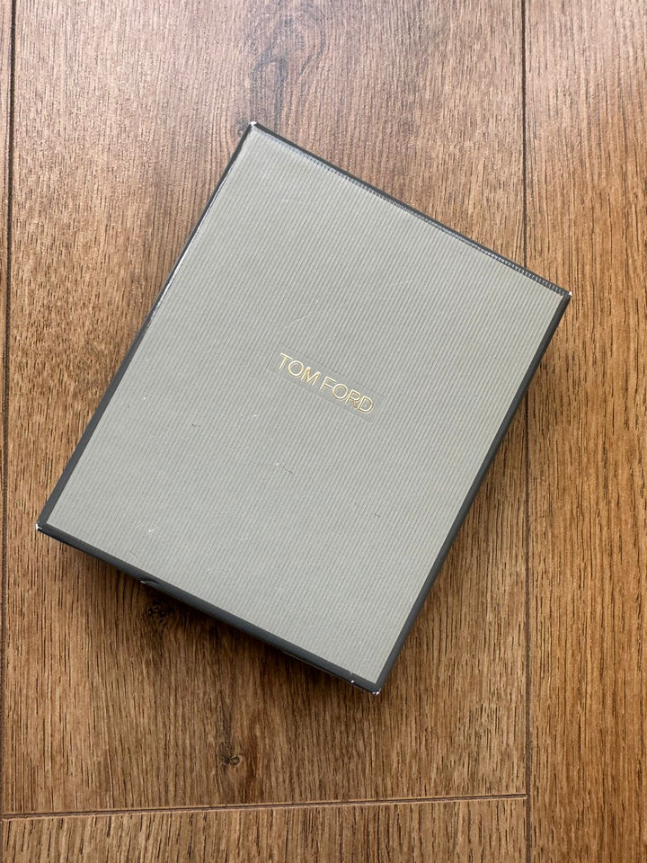 Tom Ford Black Logo Textured Wallet