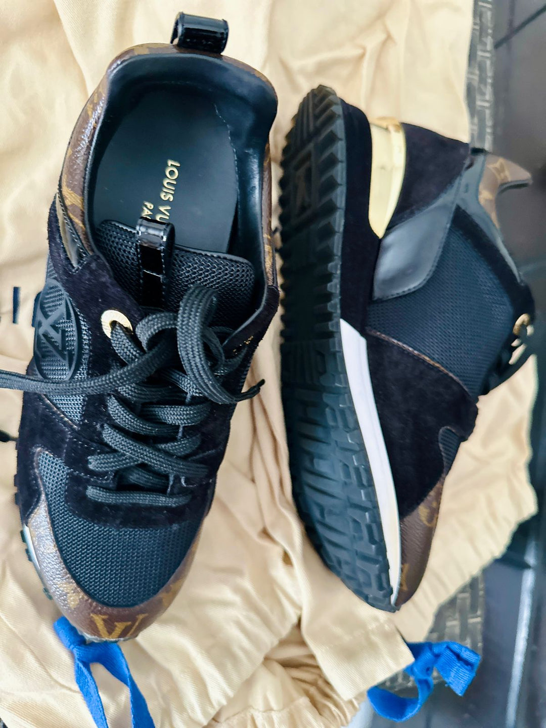 Louis Vuitton Run Away Sneaker Size 35.5