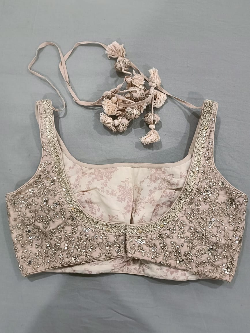 Sabyasachi Pink Embroidered Lehenga Set