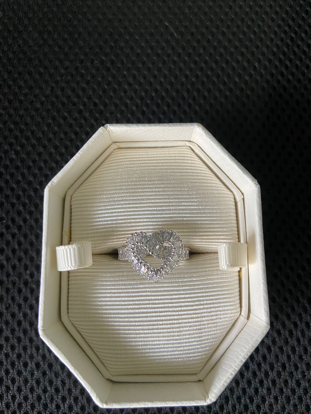 Swarovski Sparkling Cocktail Heart Ring