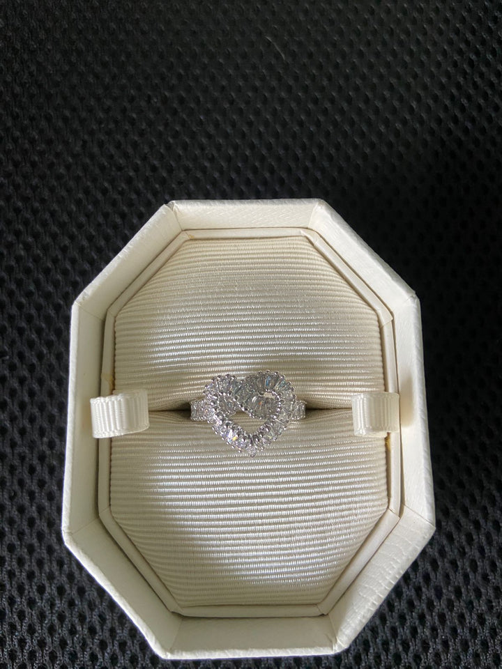 Swarovski Sparkling Cocktail Heart Ring