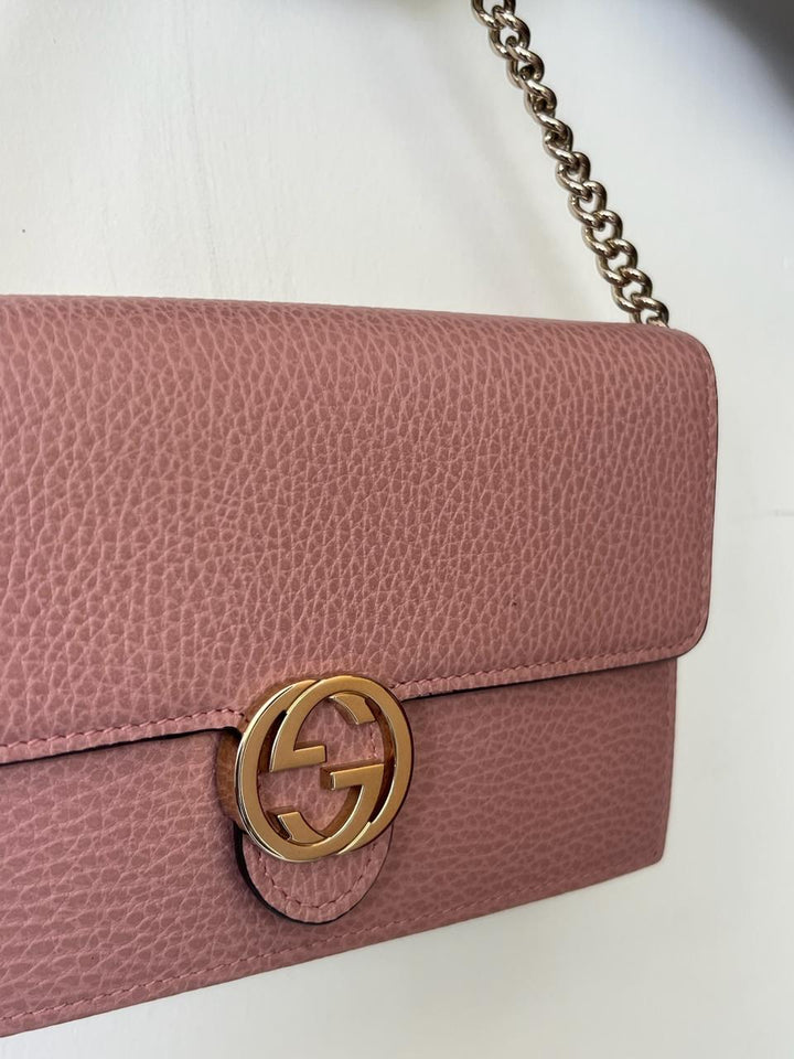 Gucci Small Dollar Interlocking G Crossbody Bag