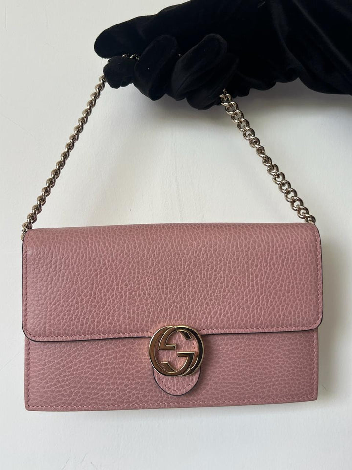 Gucci Small Dollar Interlocking G Crossbody Bag