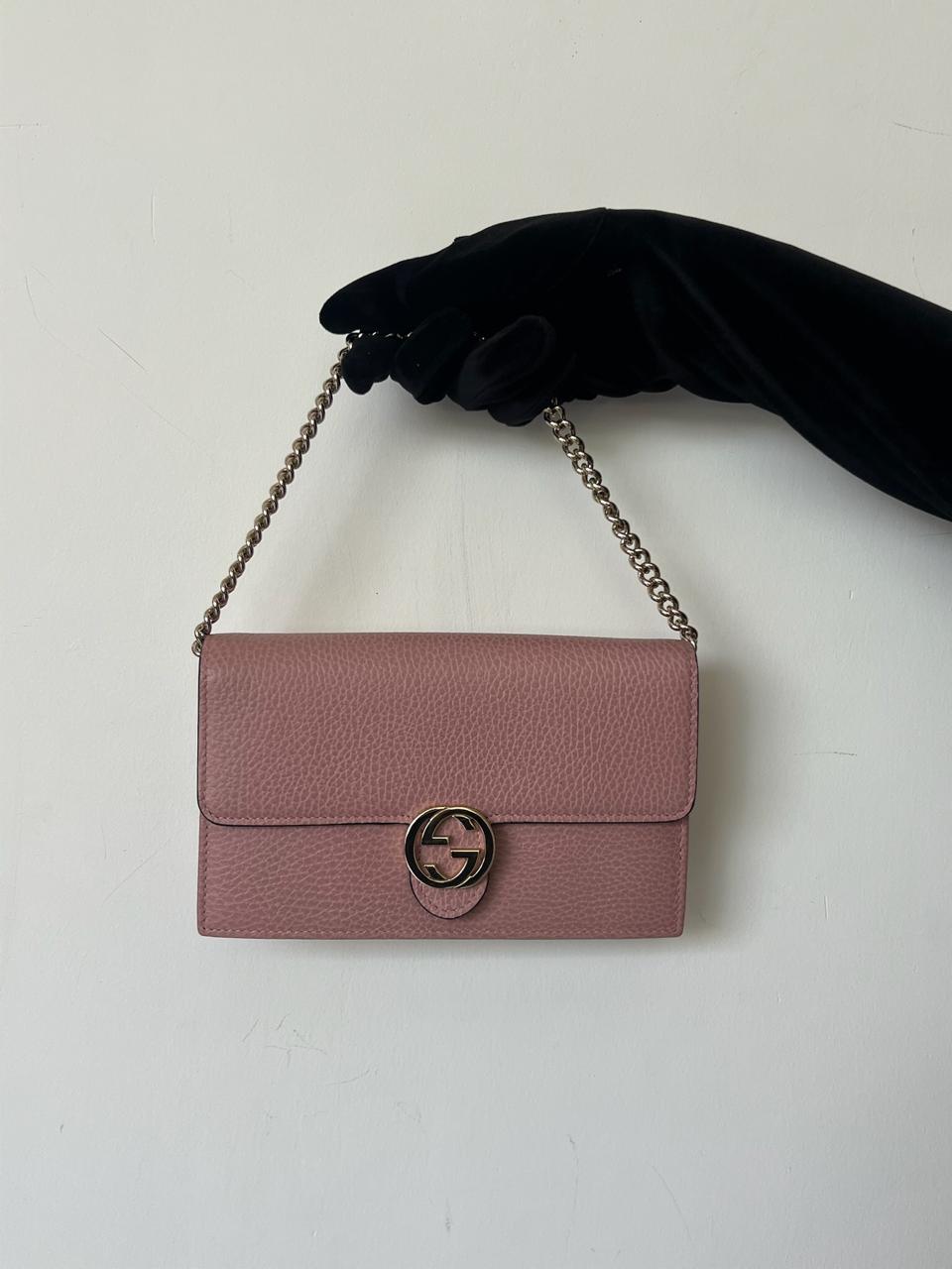 Gucci Small Dollar Interlocking G Crossbody Bag
