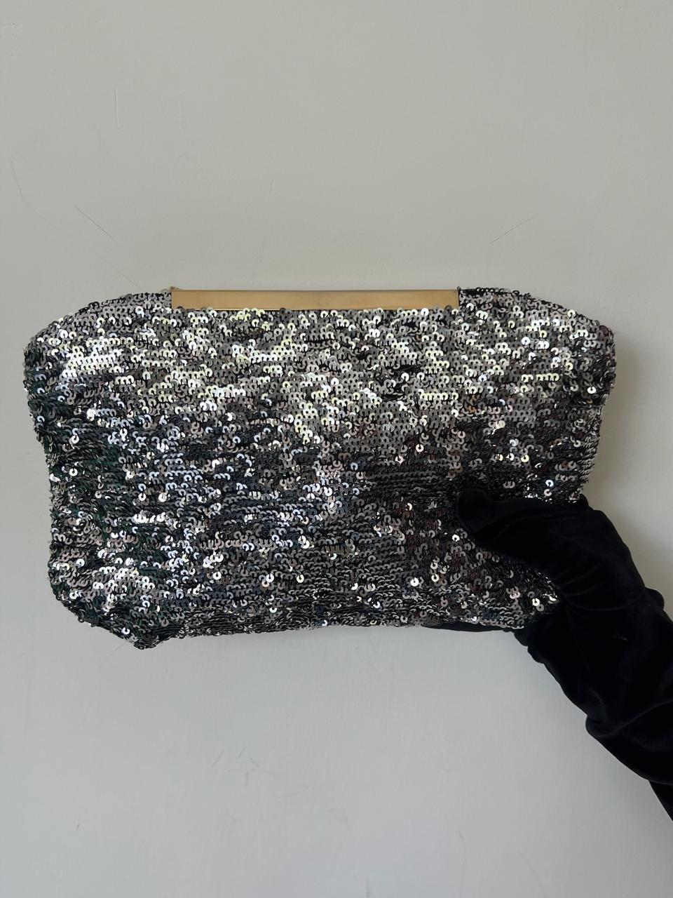 Emporio Armani Sequin Embellished Clutch