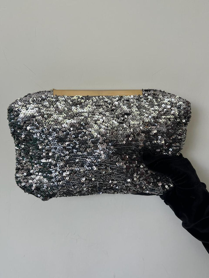 Emporio Armani Sequin Embellished Clutch
