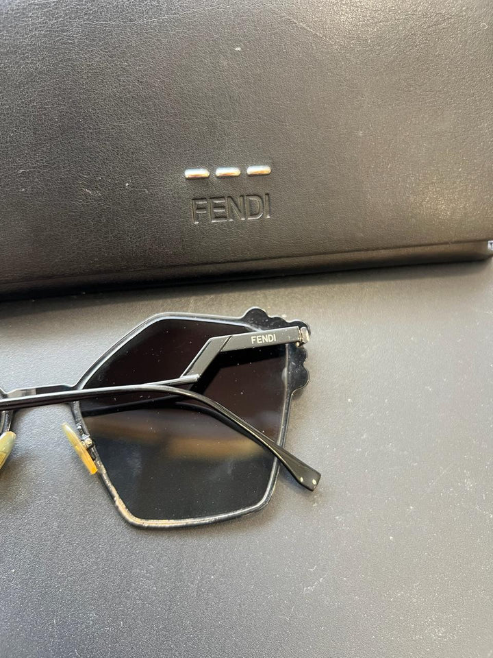 Fendi Black Tone Gradient 0261/S Studded Sunglasses