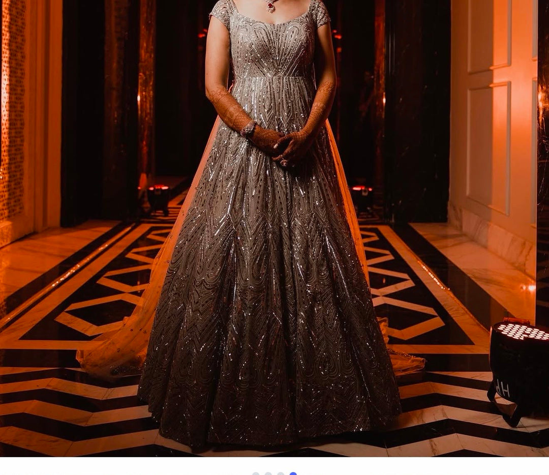 Megha & Jigar Embellished Couture Gown