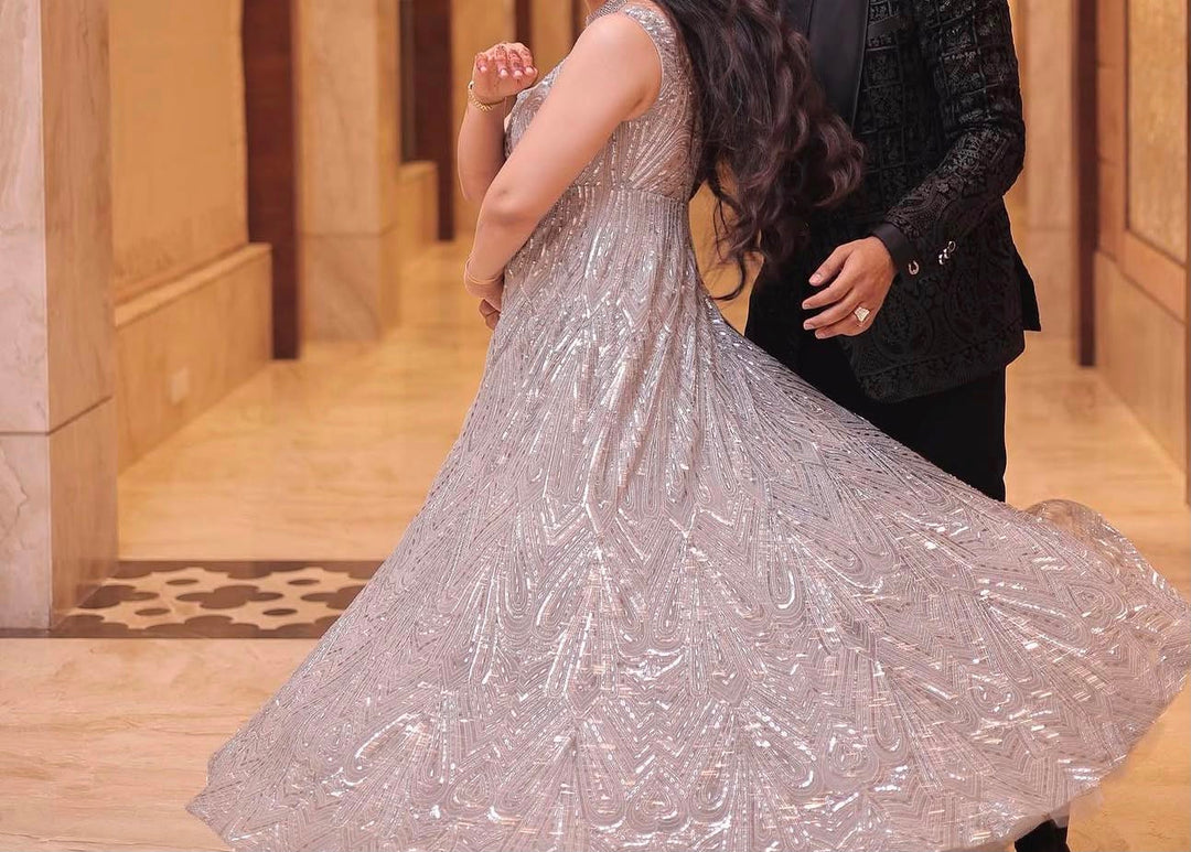 Megha & Jigar Embellished Couture Gown
