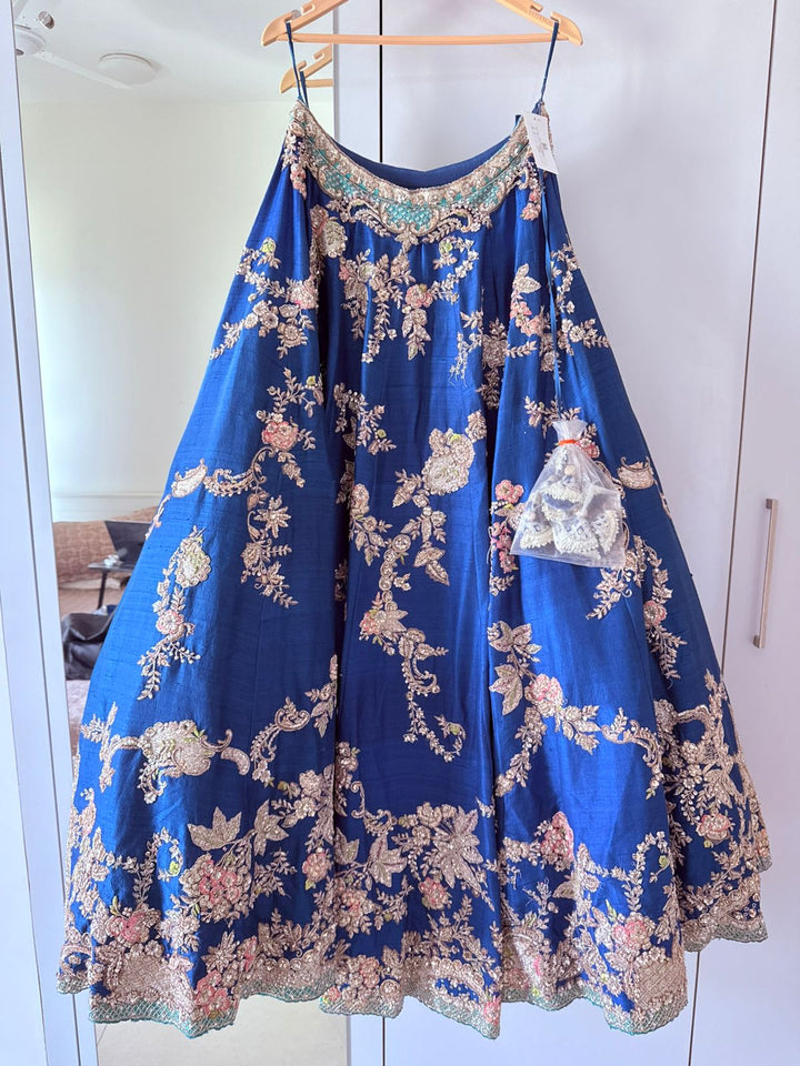 Dolly J Firoza Embroidered Lehenga Set