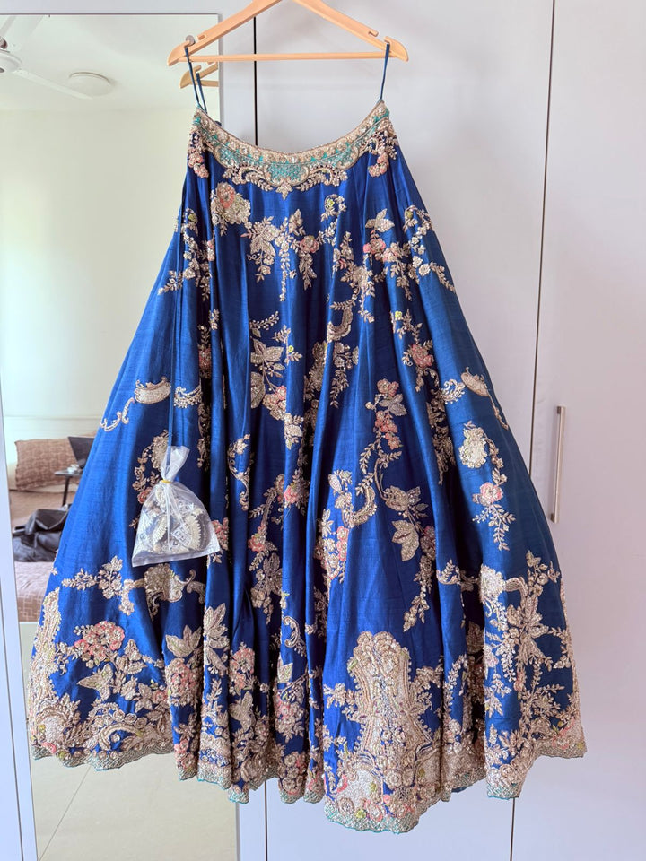 Dolly J Firoza Embroidered Lehenga Set