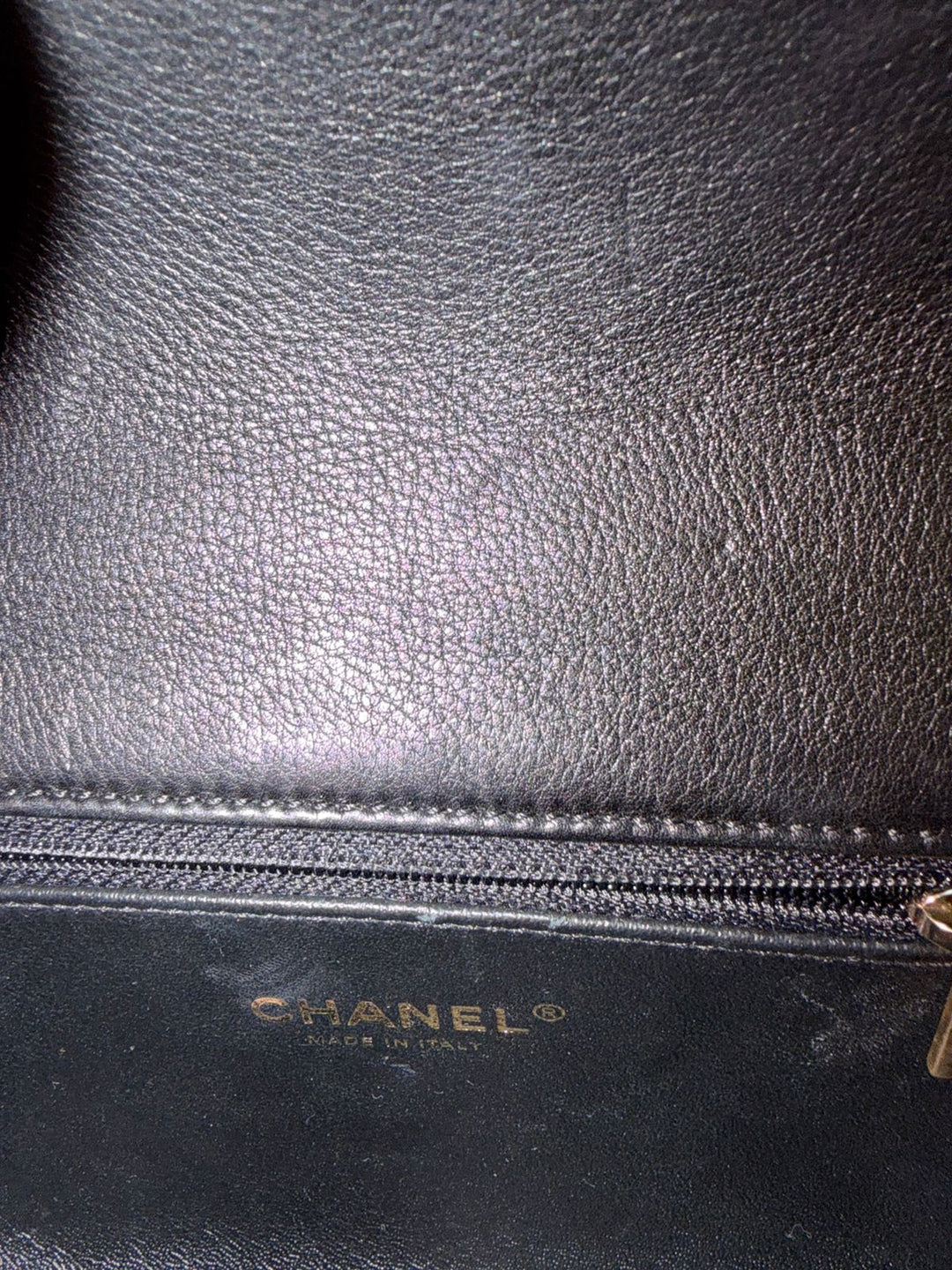Chanel Calfskin Chevron Stitched Coco Waist Bag