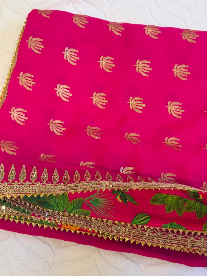Masaba Gupta Pink Whispering Lily Lehenga Set