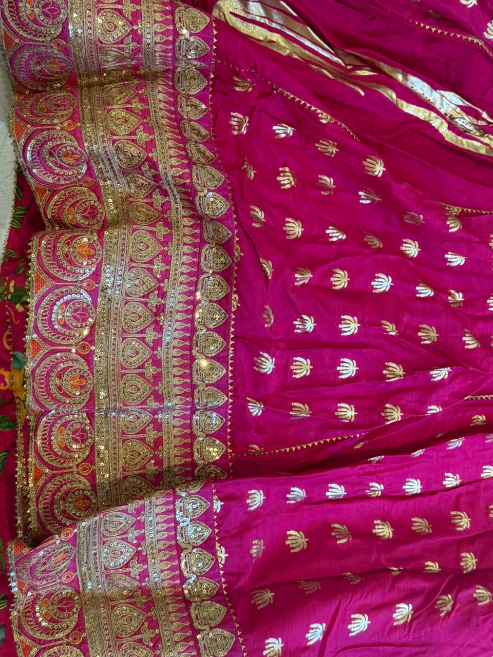 Masaba Gupta Pink Whispering Lily Lehenga Set