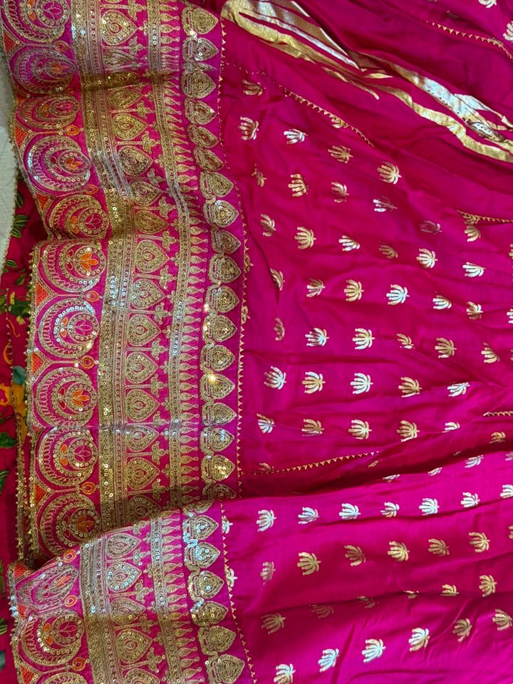 Masaba Gupta Pink Whispering Lily Lehenga Set