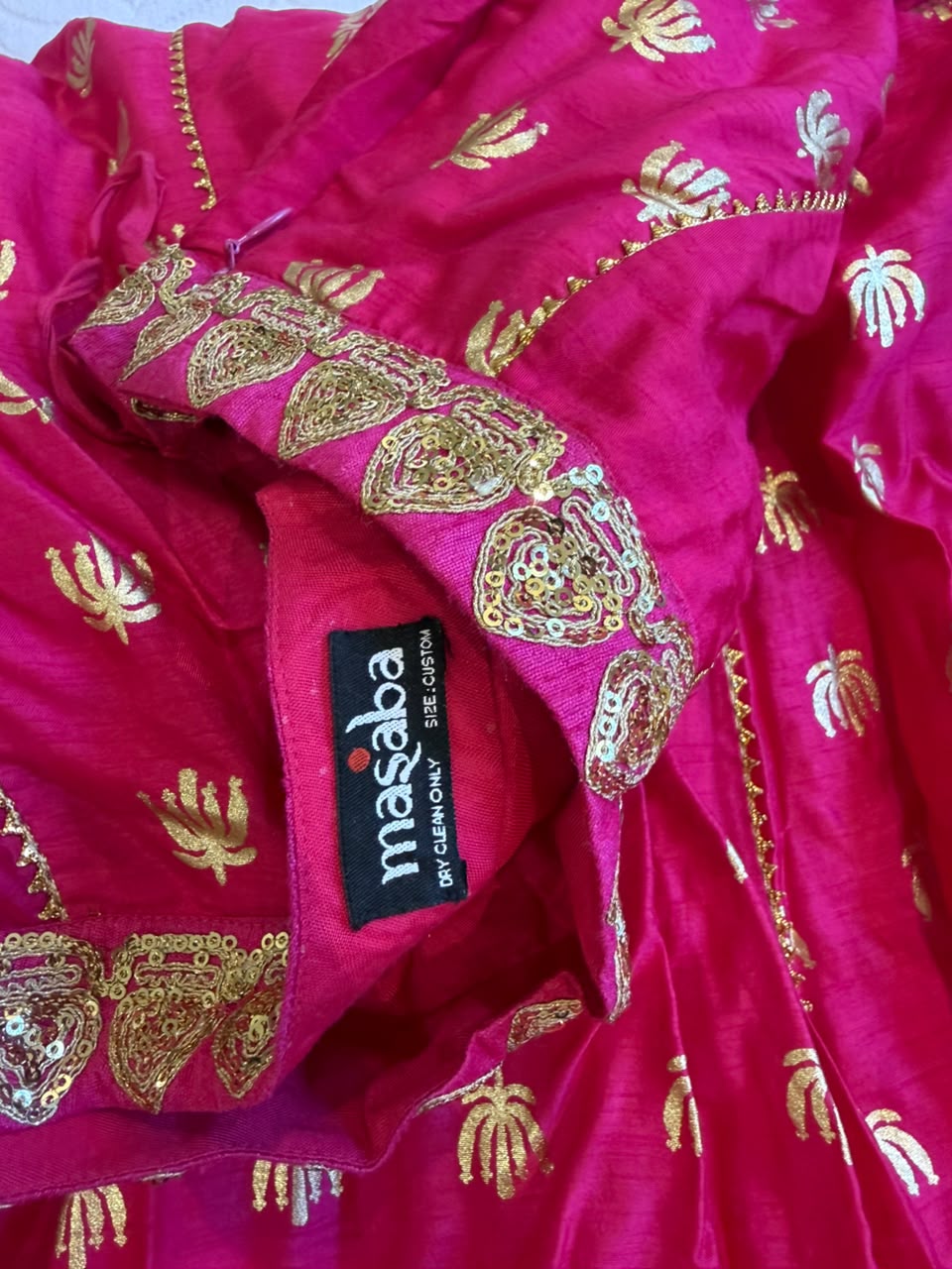 Masaba Gupta Pink Whispering Lily Lehenga Set