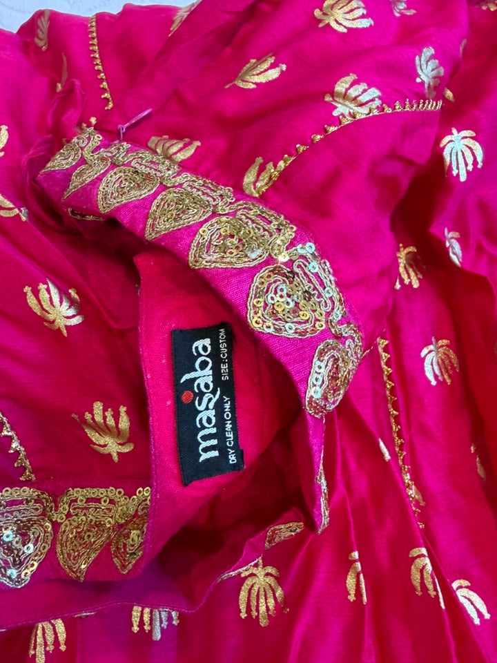 Masaba Gupta Pink Whispering Lily Lehenga Set
