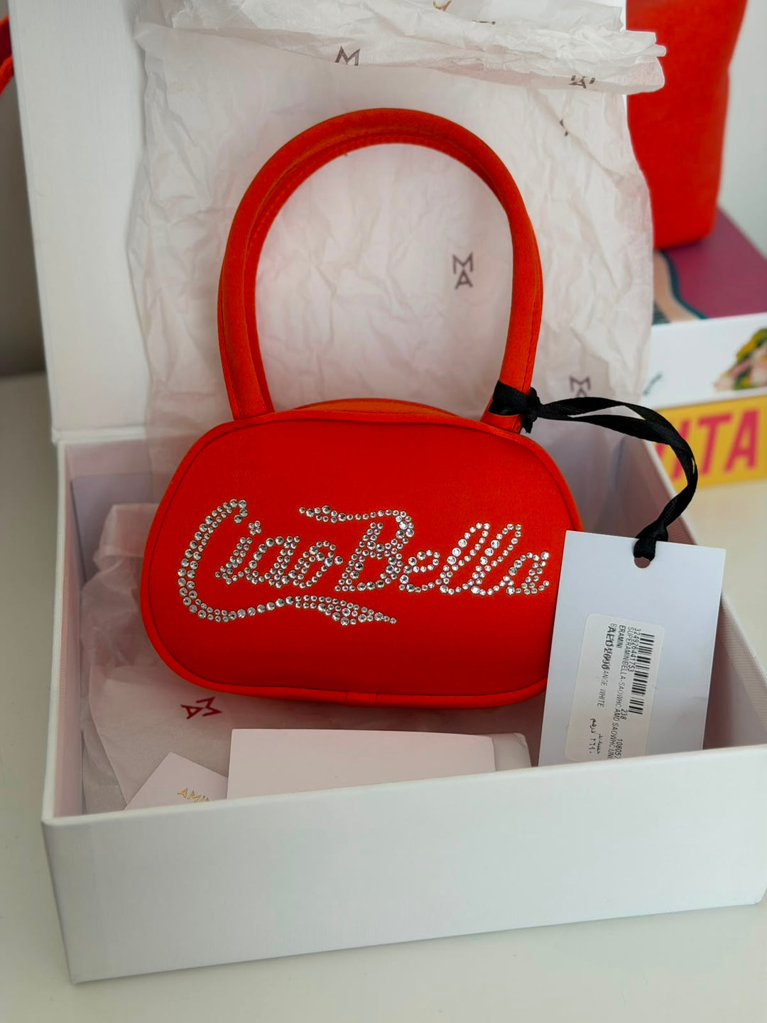 Amina Muaddi Super Amini Bella bag