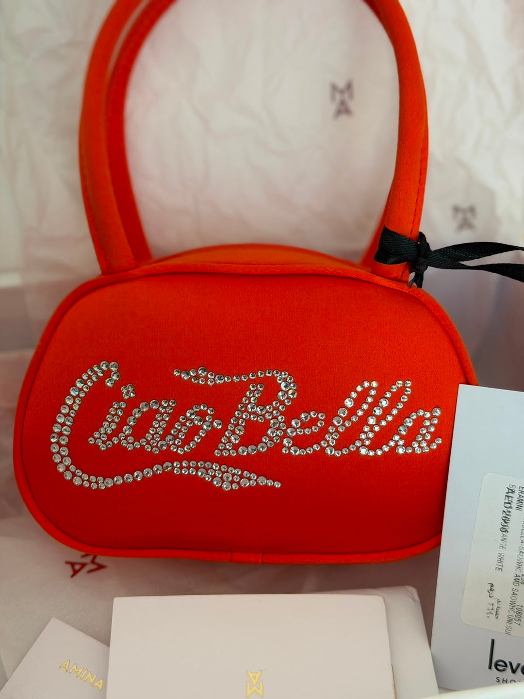 Amina Muaddi Super Amini Bella bag