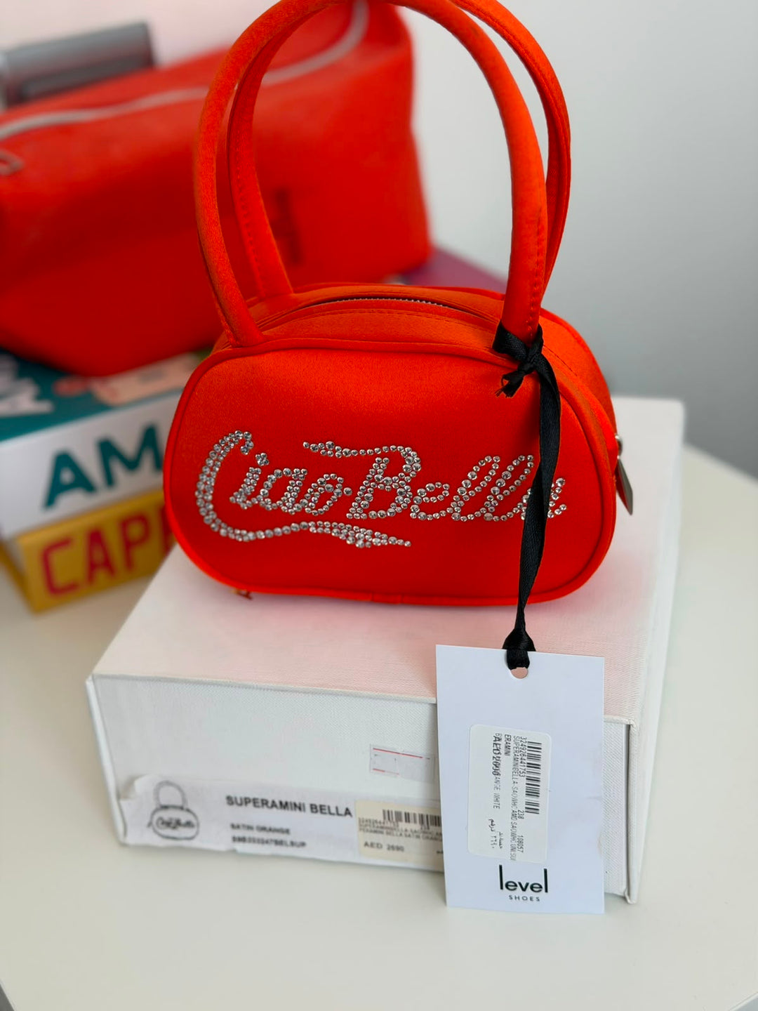 Amina Muaddi Super Amini Bella bag