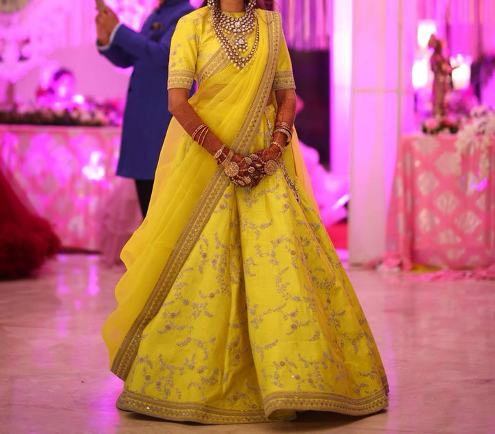 Sabyasachi Embroidered Lehenga Set