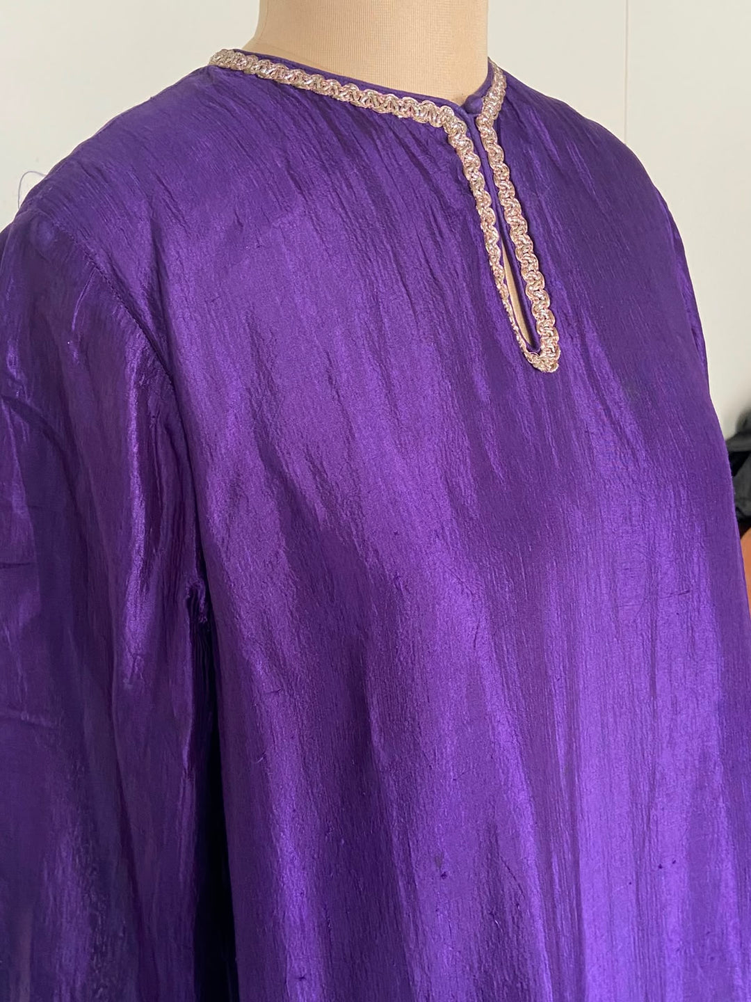 Jayanti Reddy Purple Embroidered Kurta
