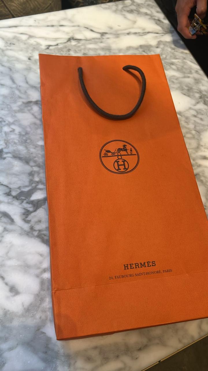 Hermès Shadow Birkin Cut Clutch