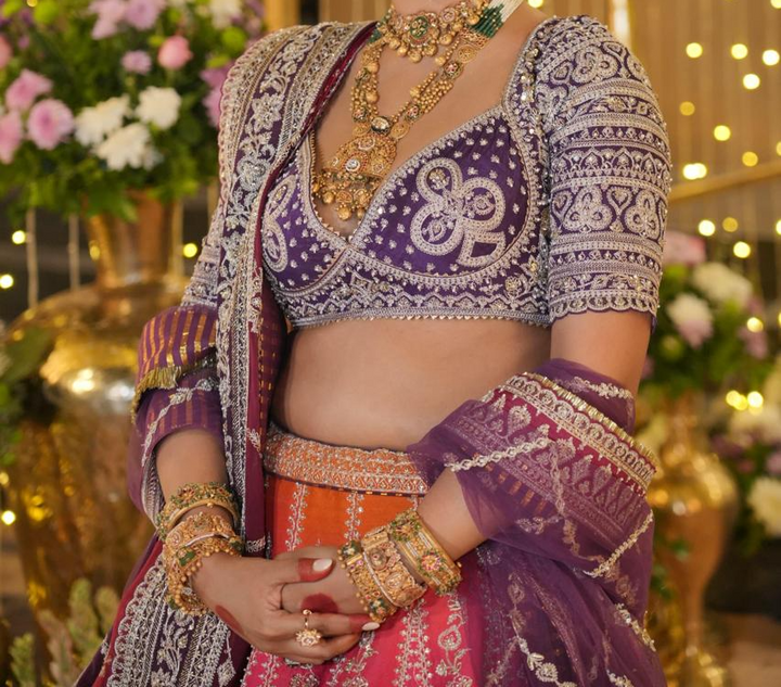 Torani Embroidered Bridal Lehenga Set