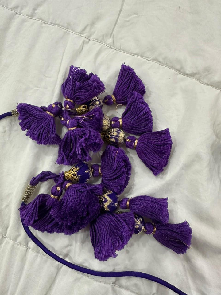 Anita Dongre Purple Embroidered Lehenga Set