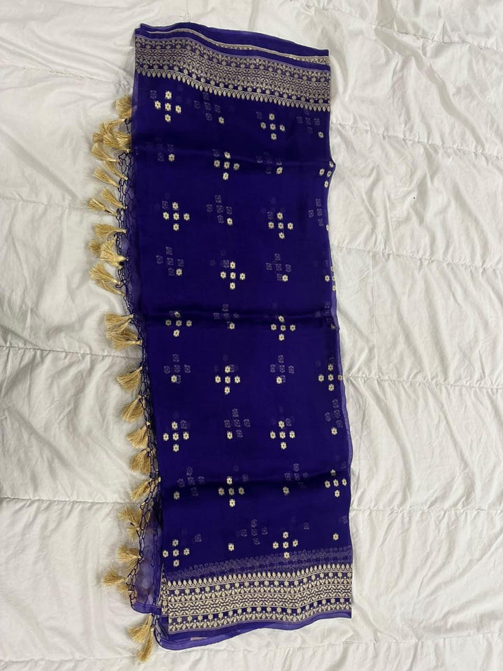 Anita Dongre Purple Embroidered Lehenga Set