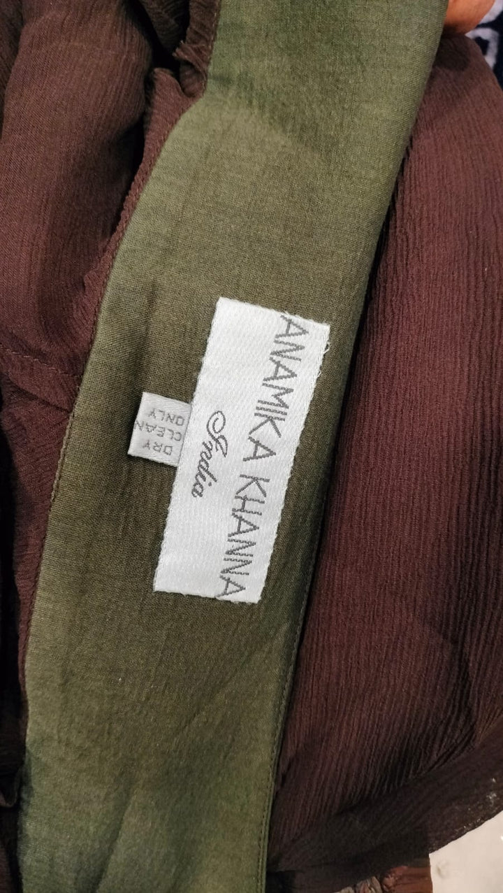 Anamika Khanna Brown Kurta