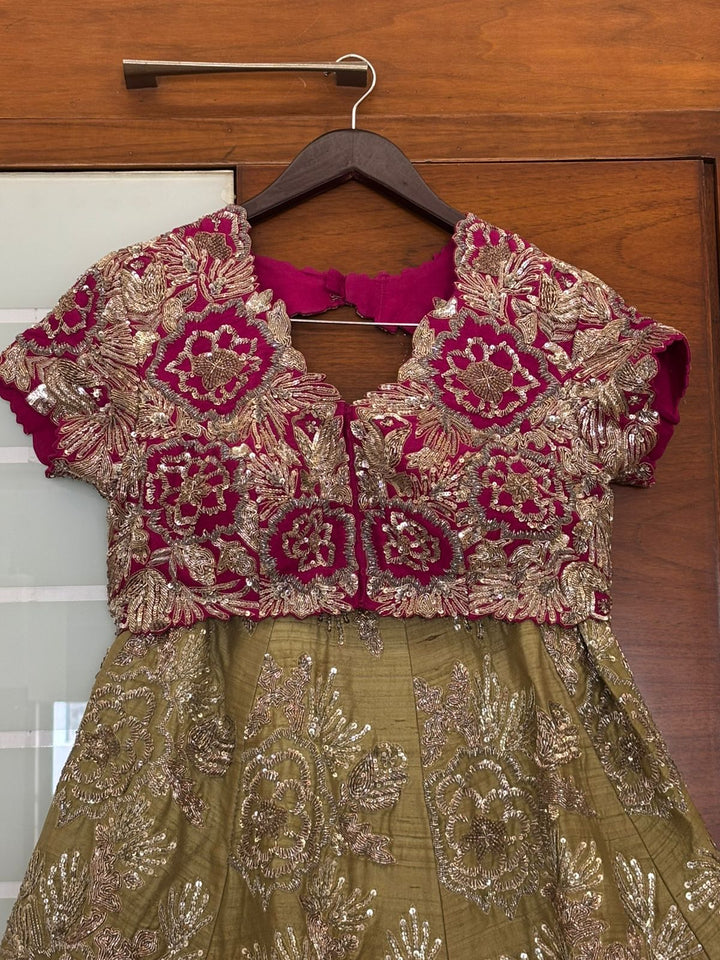 Mrunalini Rao Rosette Lehenga