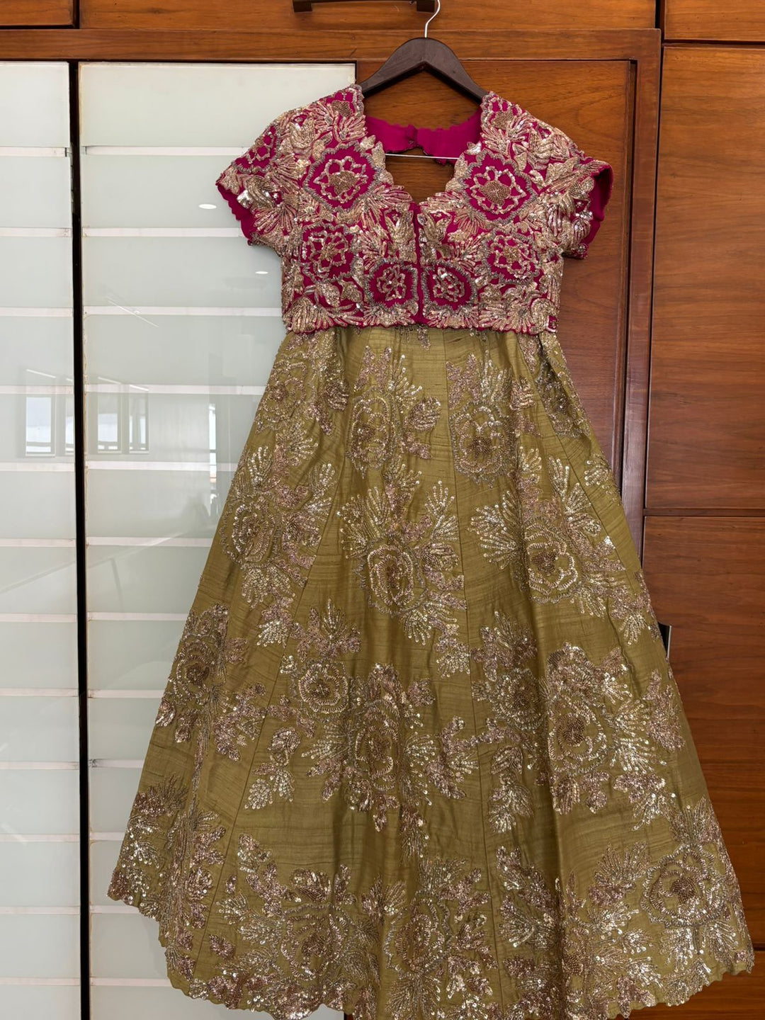 Mrunalini Rao Rosette Lehenga
