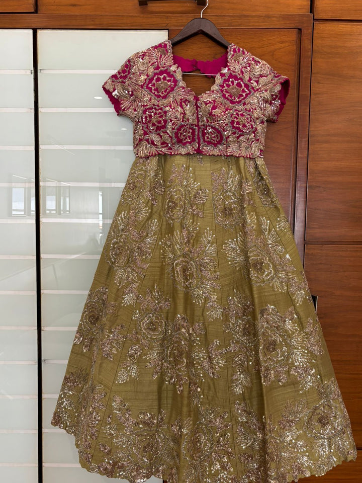 Mrunalini Rao Rosette Lehenga
