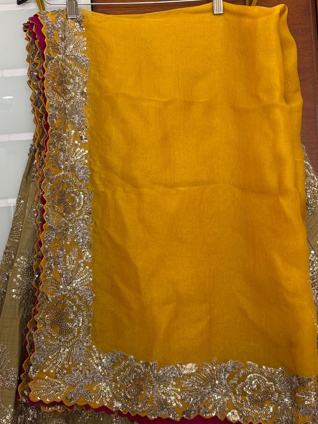 Mrunalini Rao Rosette Lehenga