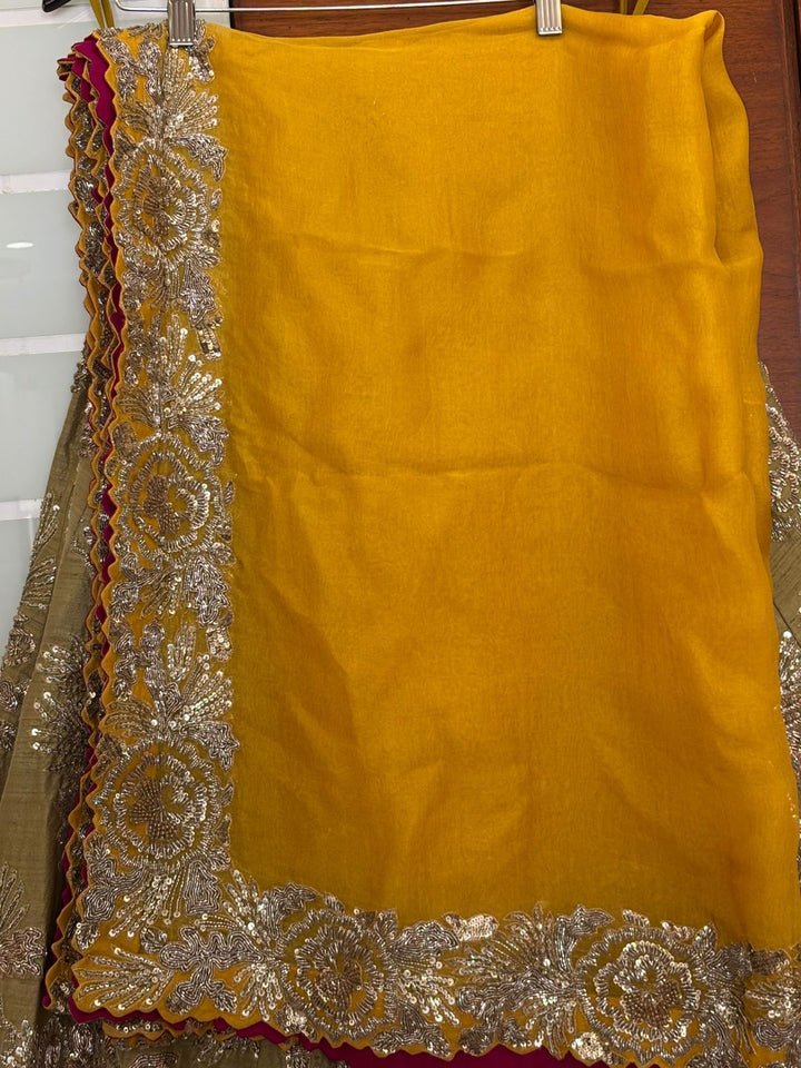 Mrunalini Rao Rosette Lehenga