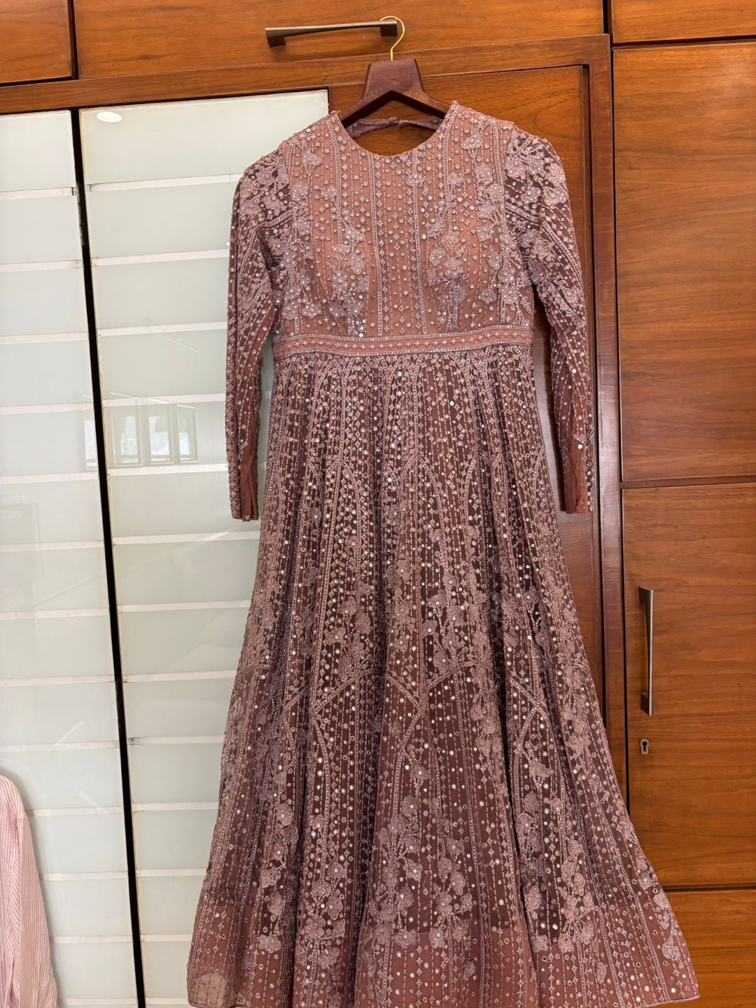 Falguni Shane Peacock Embellished Anarkali Set