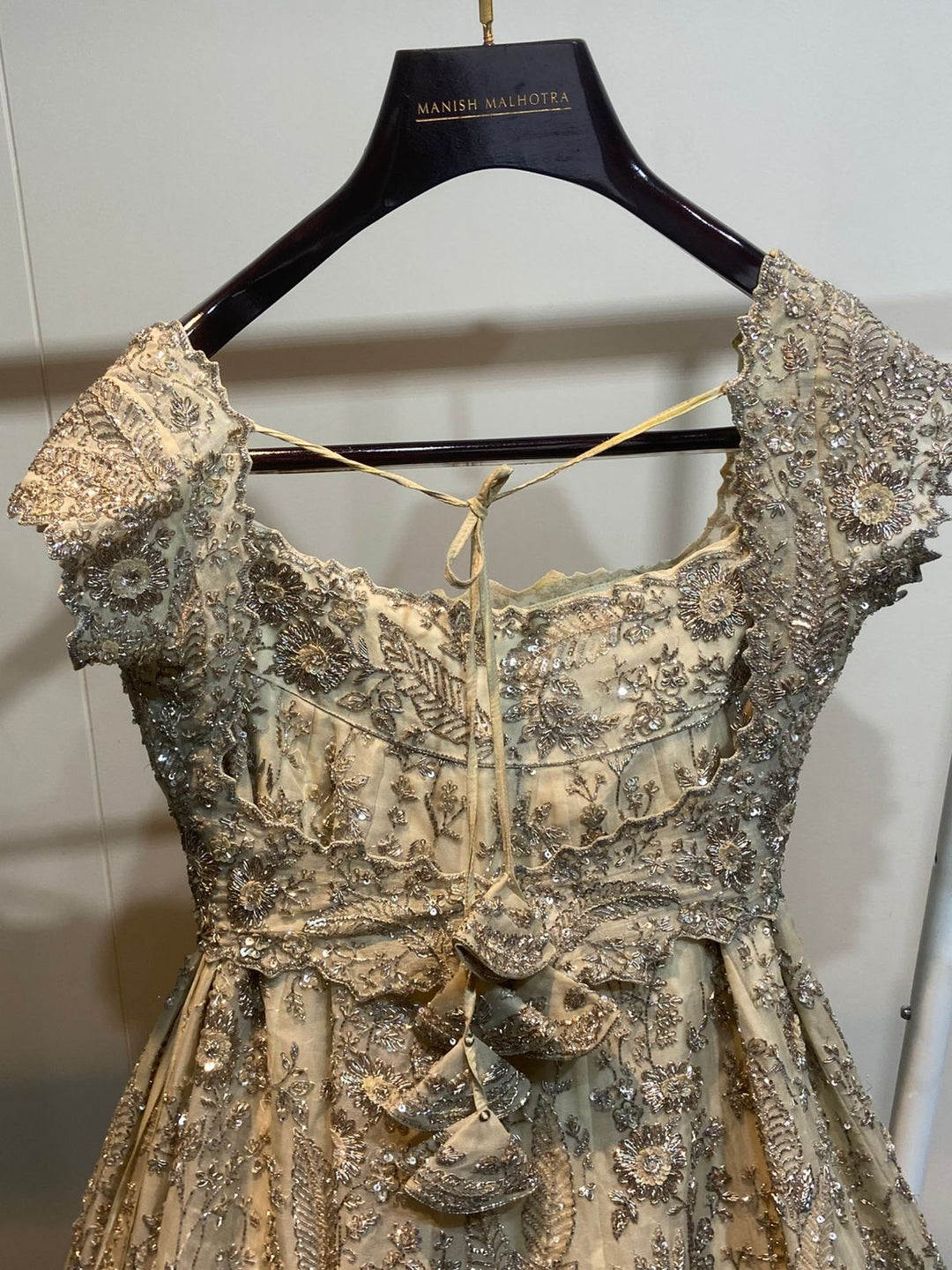 Anushree Reddy Ivory Embellished  Lehenga